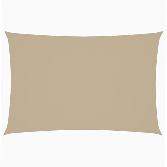 Sunshade Sail Oxford Fabric Rectangular 2x4 m Beige Sunshade Sail Oxford Fabric Rectangular 2x4 m Beige