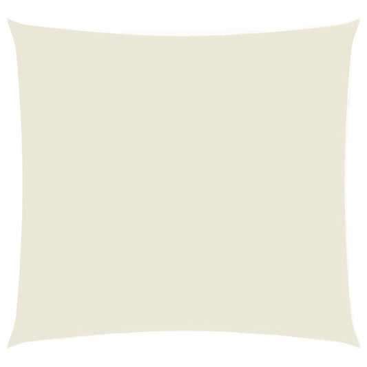 Sunshade Sail Oxford Fabric Square 3.6x3.6 m Cream Sunshade Sail Oxford Fabric Square 3.6x3.6 m Cream