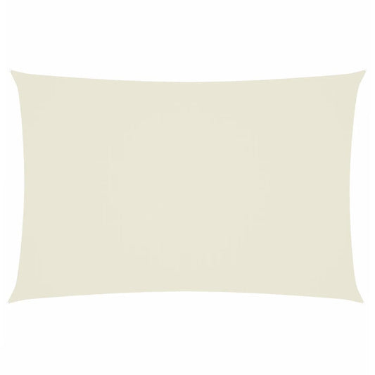 Sunshade Sail Oxford Fabric Rectangular 2x4 m Cream Sunshade Sail Oxford Fabric Rectangular 2x4 m Cream