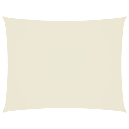 Sunshade Sail Oxford Fabric Rectangular 4x6 m Cream Sunshade Sail Oxford Fabric Rectangular 4x6 m Cream