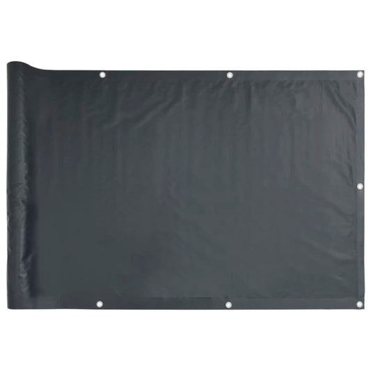 Balcony Screen Oxford Fabric 90x400 cm Anthracite Balcony Screen Oxford Fabric 90x400 cm Anthracite