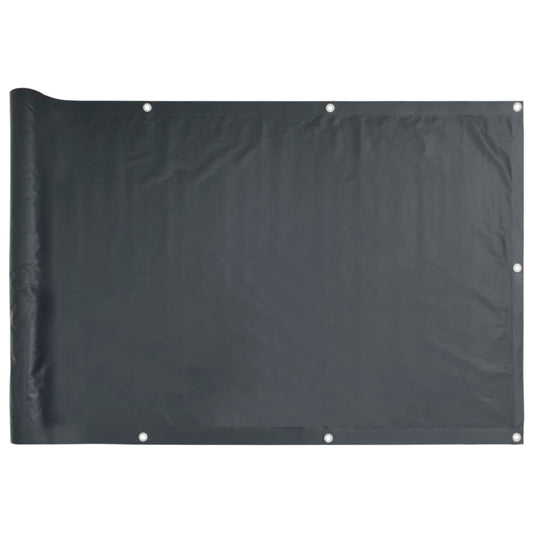 Balcony Screen Oxford Fabric 90x600 cm Anthracite Balcony Screen Oxford Fabric 90x600 cm Anthracite