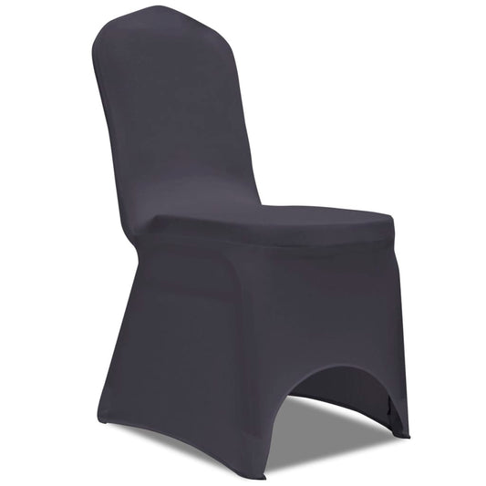 Stretch Chair Cover 6 pcs Anthracite Stretch Chair Cover 6 pcs Anthracite