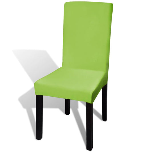Straight Stretchable Chair Cover 4 pcs Green Straight Stretchable Chair Cover 4 pcs Green
