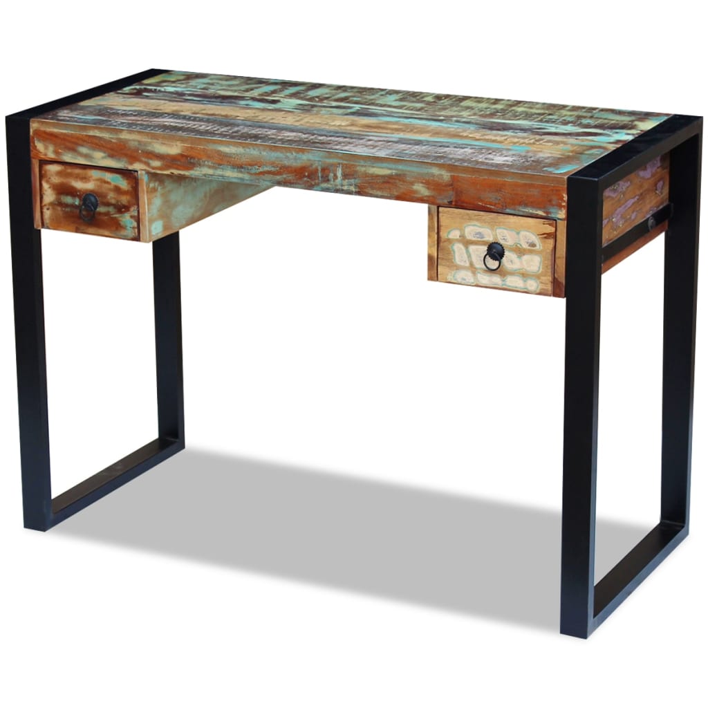 243276 vidaXL Desk Solid Reclaimed Wood