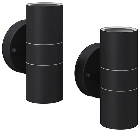 Outdoor LED Wall Lights 2 pcs Stainless Steel Up/Downwards Outdoor LED Wall Lights 2 pcs Stainless Steel Up/Downwards