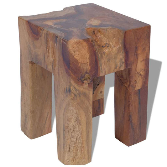 243471 vidaXL Stool Solid Teak Wood 243471 vidaXL Stool Solid Teak Wood