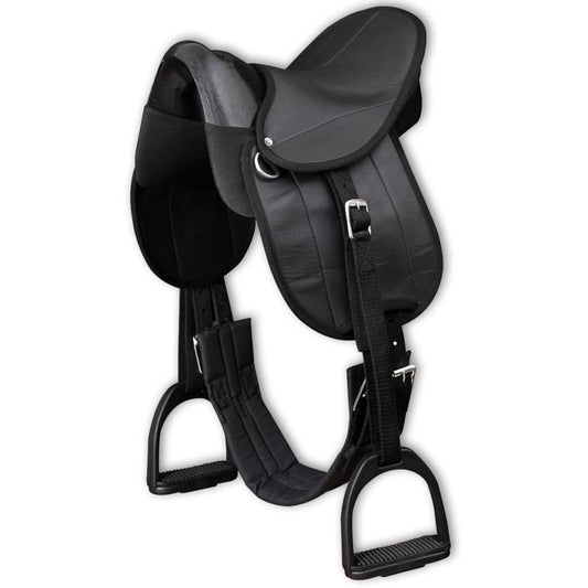 Pony Saddle Set 10" Black Pony Saddle Set 10" Black