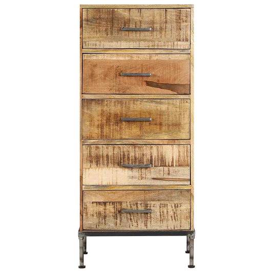 247806 vidaXL Chest of Drawers 45x35x106 cm Solid Mango Wood 247806 vidaXL Chest of Drawers 45x35x106 cm Solid Mango Wood