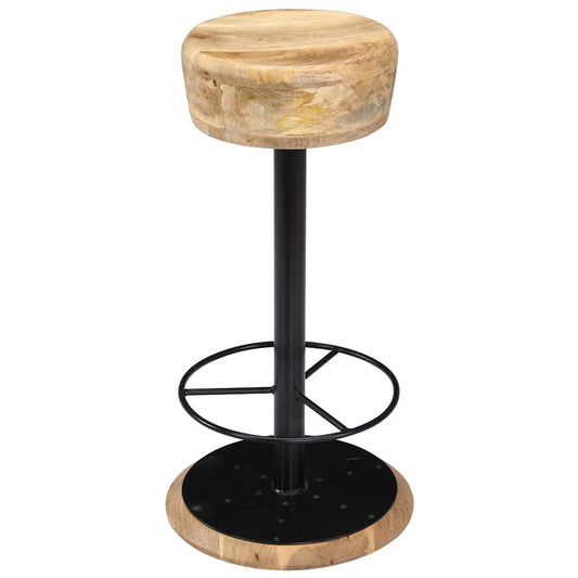 Bar Stools 2 pcs Solid Mango Wood Bar Stools 2 pcs Solid Mango Wood