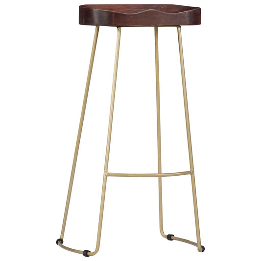 Gavin Bar Stools 2 pcs Solid Mango Wood Gavin Bar Stools 2 pcs Solid Mango Wood