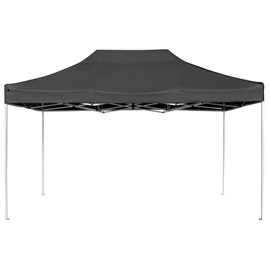Professional Folding Party Tent Aluminium 4.5x3 m Anthracite Professional Folding Party Tent Aluminium 4.5x3 m Anthracite