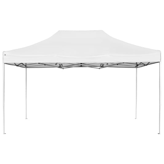 Professional Folding Party Tent Aluminium 4.5x3 m White Professional Folding Party Tent Aluminium 4.5x3 m White