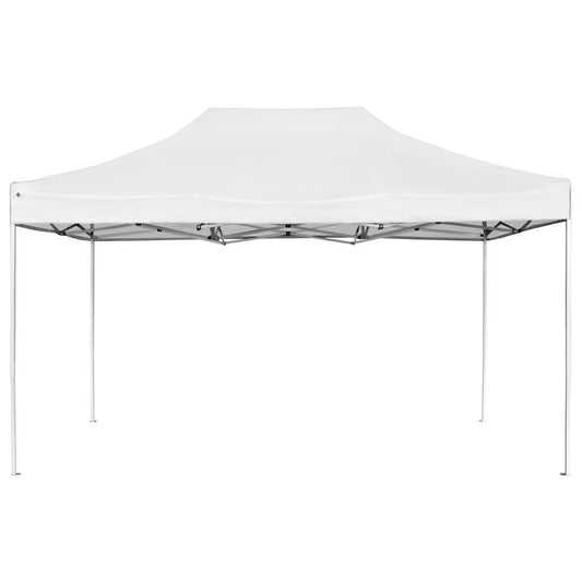 Professional Folding Party Tent Aluminium 4.5x3 m White Professional Folding Party Tent Aluminium 4.5x3 m White