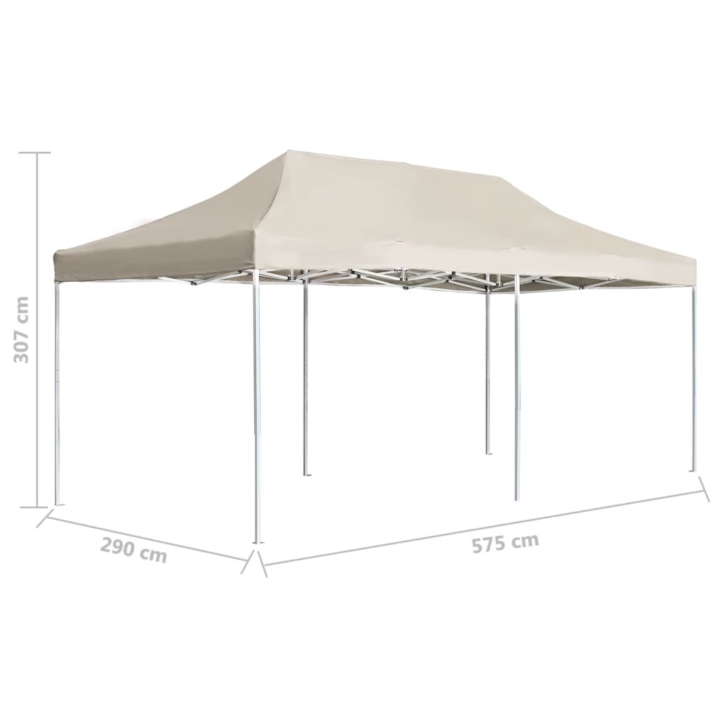 Party Tent | Cream | Aluminium alloy frame | 6x3m | Foldable | Party Tent