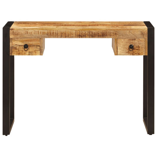 247400 vidaXL Desk with 2 Drawers 110x50x77 cm Solid Mango Wood 247400 vidaXL Desk with 2 Drawers 110x50x77 cm Solid Mango Wood