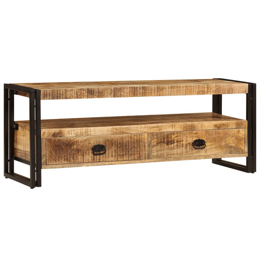 TV Cabinet 120x35x45 cm Solid Mango Wood TV Cabinet 120x35x45 cm Solid Mango Wood