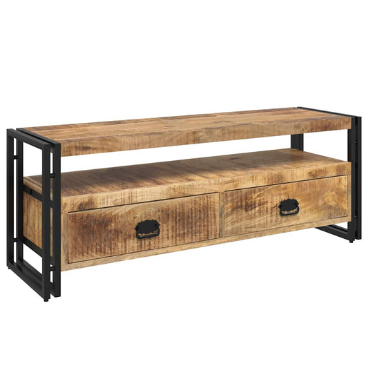 TV Cabinet 120x35x45 cm Solid Mango Wood TV Cabinet 120x35x45 cm Solid Mango Wood