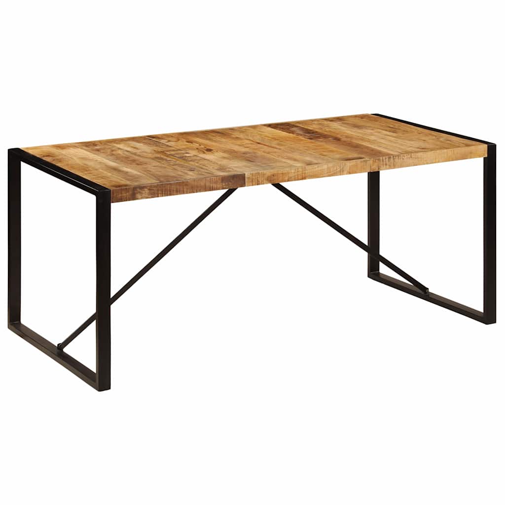 247414 vidaXL Dining Table 180x90x75 cm Solid Mango Wood