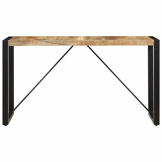 247420 vidaXL Dining Table 140x70x75 cm Solid Mango Wood 247420 vidaXL Dining Table 140x70x75 cm Solid Mango Wood