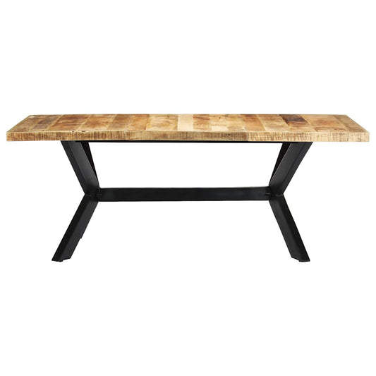 247427 vidaXL Dining Table 200x100x75 cm Solid Mango Wood 247427 vidaXL Dining Table 200x100x75 cm Solid Mango Wood