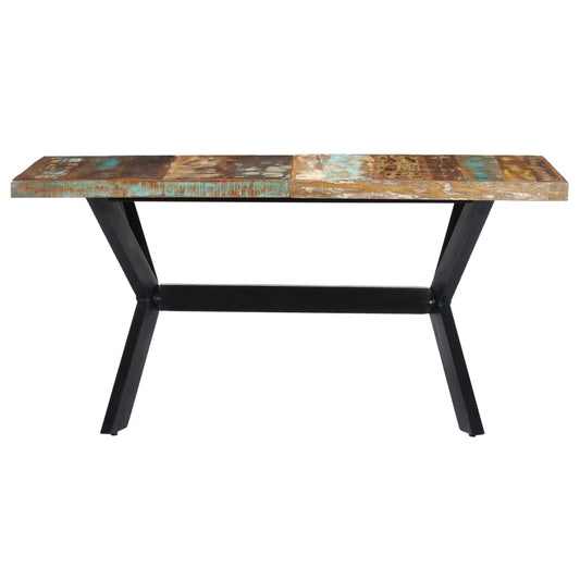 Dining Table 140x70x75 cm Solid Reclaimed Wood Dining Table 140x70x75 cm Solid Reclaimed Wood