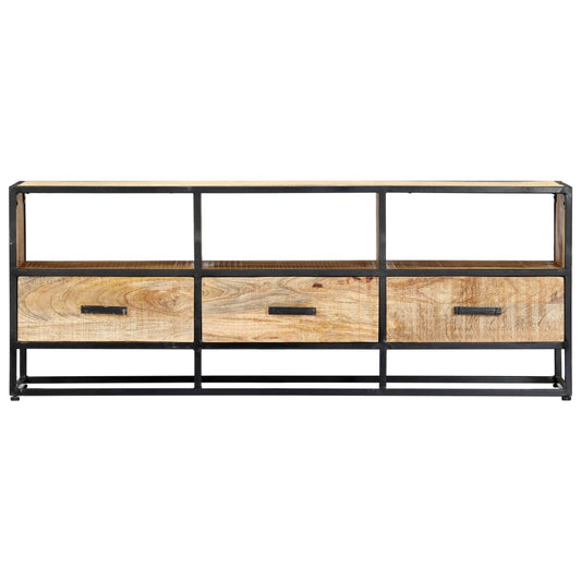 TV Cabinet 120x30x45 cm Solid Mango Wood TV Cabinet 120x30x45 cm Solid Mango Wood