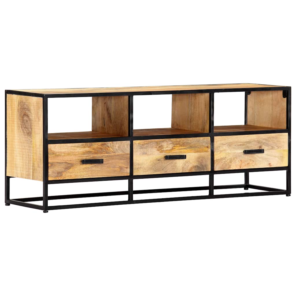 247742 vidaXL TV Cabinet 120x30x45 cm Solid Mango Wood