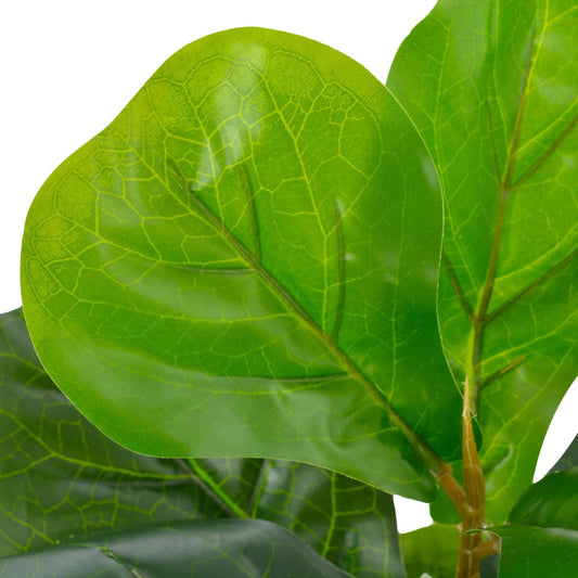 Artificial Plant Fiddle Leaves with Pot Green 45 cm Artificial Plant Fiddle Leaves with Pot Green 45 cm