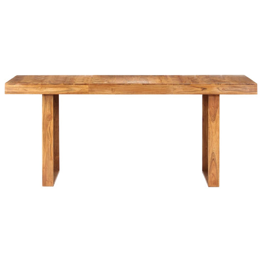 Dining Table | Brown | Solid acacia wood | 180x90 cm | Sturdy Dining Table | Brown | Solid acacia wood | 180x90 cm | Sturdy