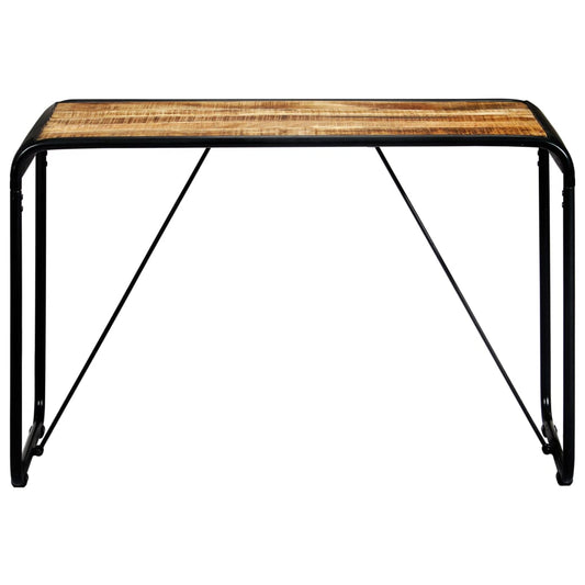 247868 vidaXL Dining Table 118x60x76 cm Solid Rough Mango Wood 247868 vidaXL Dining Table 118x60x76 cm Solid Rough Mango Wood
