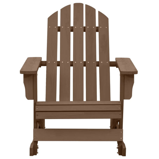 Garden Rocking Chair Wood Brown Garden Rocking Chair Wood Brown