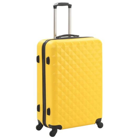 Hardcase Trolley Set 3 pcs Yellow ABS Hardcase Trolley Set 3 pcs Yellow ABS