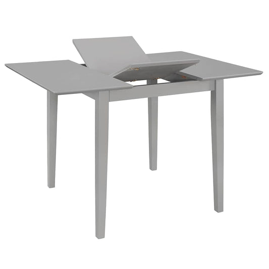 247627 vidaXL Extendable Dining Table Grey (80-120)x80x74 cm MDF 247627 vidaXL Extendable Dining Table Grey (80-120)x80x74 cm MDF