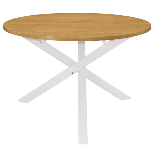 Dining Table | White and Brown Dining Table | White and Brown