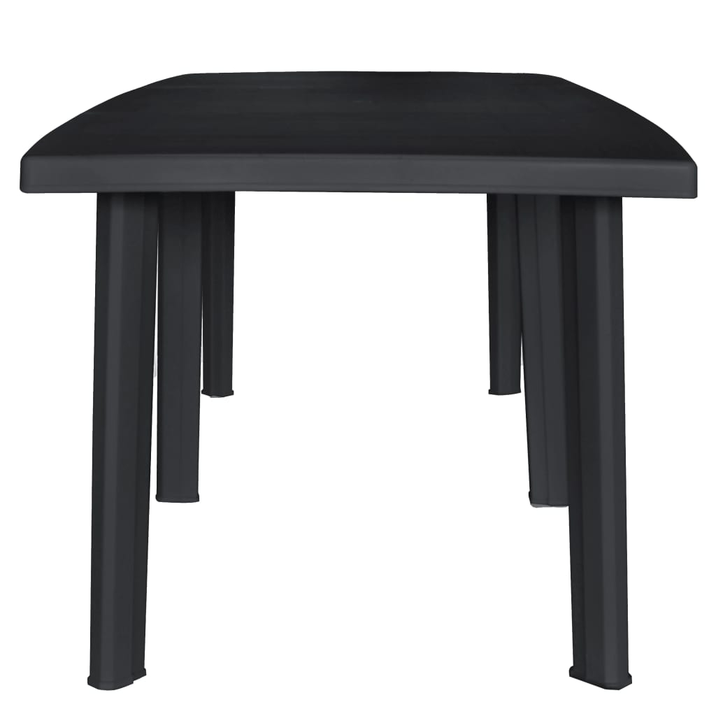Outdoor Dining Set | Anthracite | Plastic | Foldable | Outdoor Dining Set