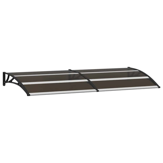 Door Canopy Black 200x75 cm PC Door Canopy Black 200x75 cm PC