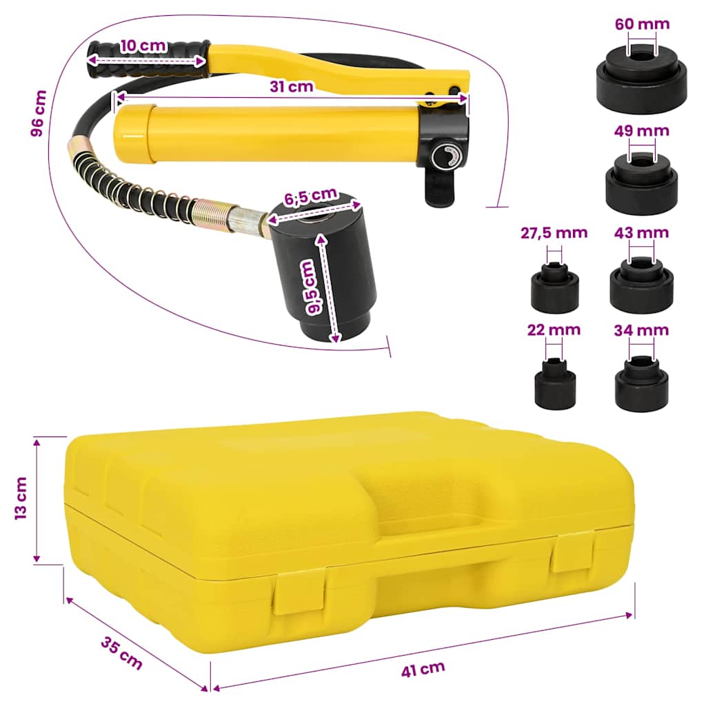 Hydraulic Crimping Tool Set 22-60 mm