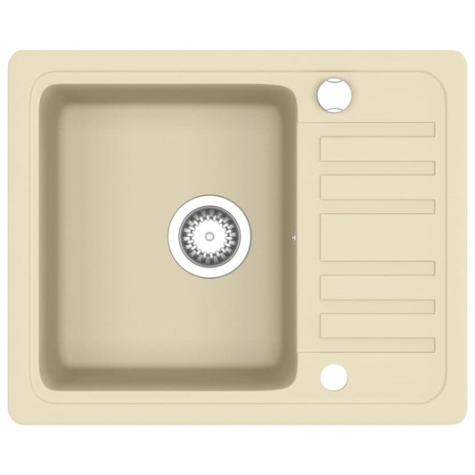 Granite Kitchen Sink Single Basin Beige Granite Kitchen Sink Single Basin Beige
