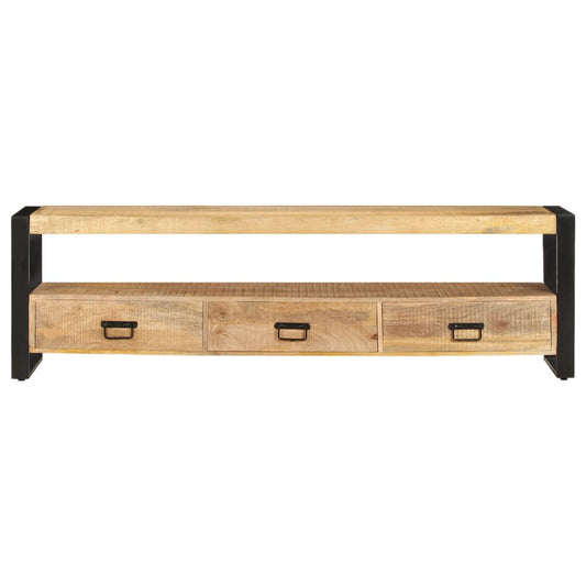 TV Cabinet 150x30x45 cm Solid Mango Wood TV Cabinet 150x30x45 cm Solid Mango Wood