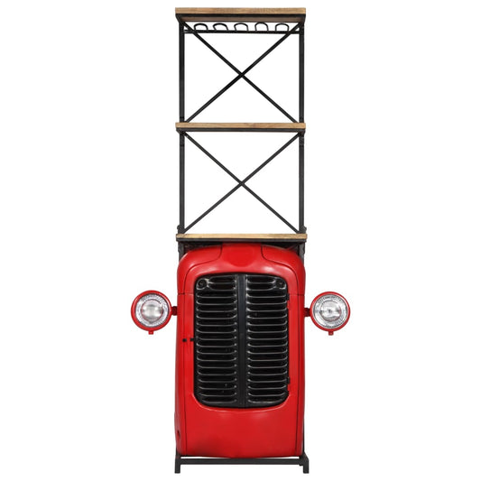 Tractor Wine Cabinet 49x31x172 cm Solid Mango Wood Tractor Wine Cabinet 49x31x172 cm Solid Mango Wood