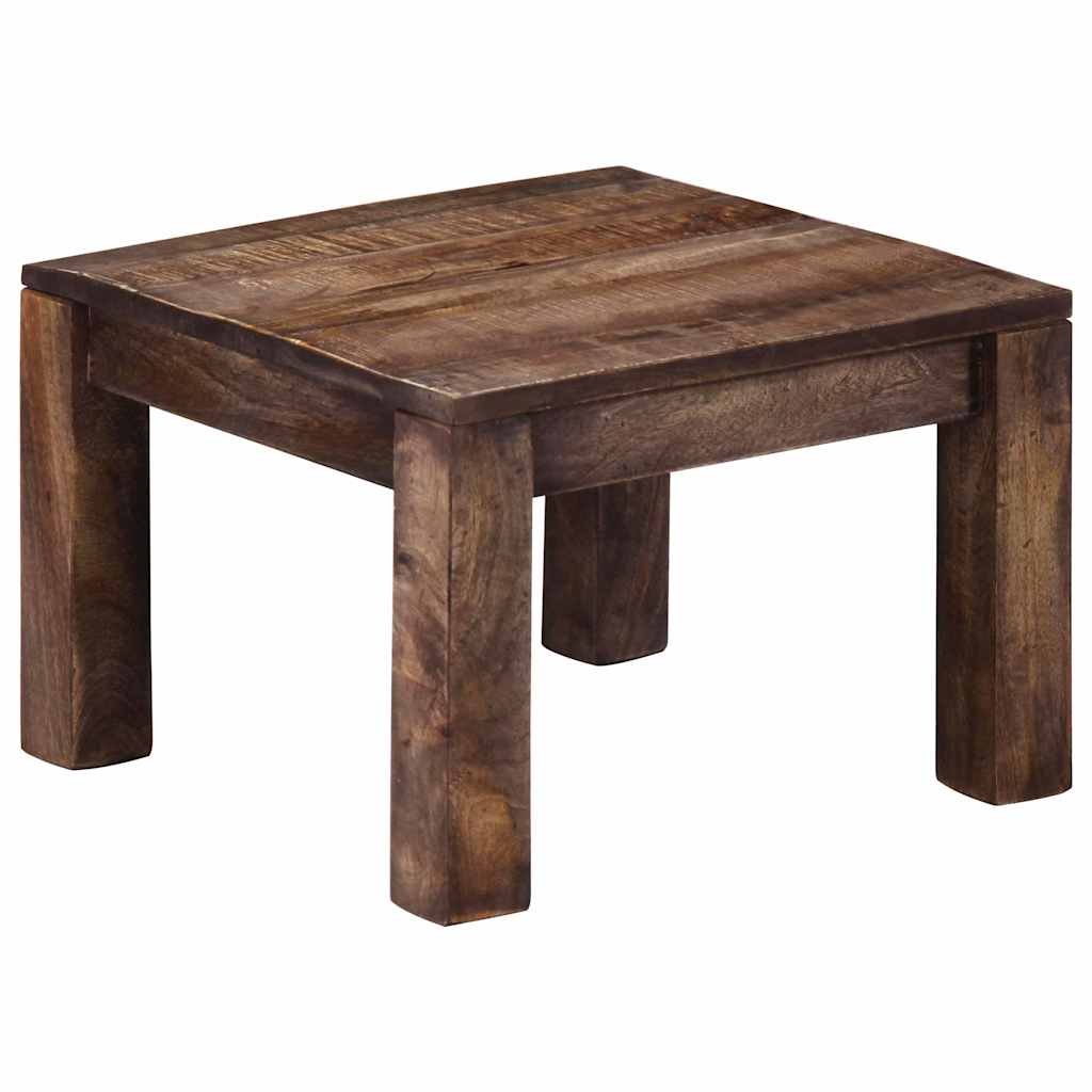 247468 vidaXL Coffee Table 50x50x35 cm Solid Mango Wood