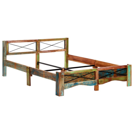 Bed Frame without Mattress Solid Reclaimed Wood 160x200 cm Bed Frame without Mattress Solid Reclaimed Wood 160x200 cm