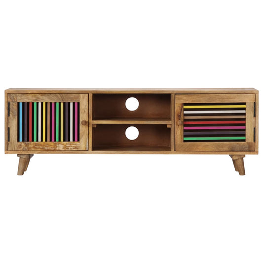 TV Cabinet 120x30x40 cm Solid Mango Wood TV Cabinet 120x30x40 cm Solid Mango Wood