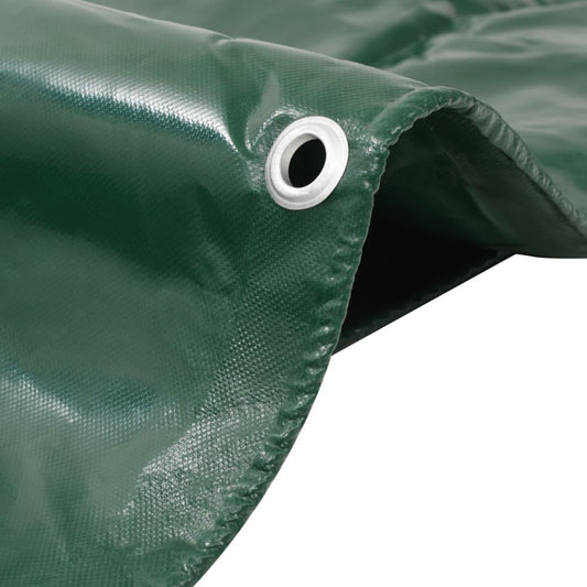 Tarpaulins Green 1.5 x 6 m Canvas with PVC Coating Tarpaulins Green 1.5 x 6 m Canvas with PVC Coating