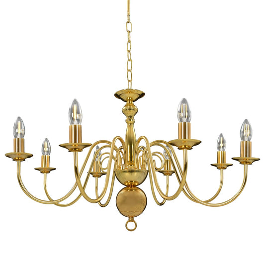 Chandelier | Gold | Metal | Large | Decorative Inlays | Chandelier Chandelier | Gold | Metal | Large | Decorative Inlays | Chandelier