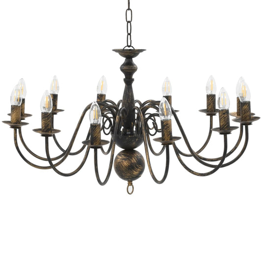 Chandelier | Antique black | Metal | Medium | Chandelier | Round Chandelier | Antique black | Metal | Medium | Chandelier | Round