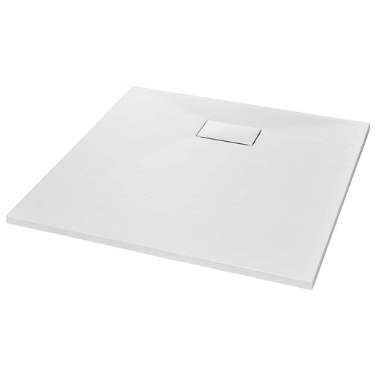 144770 vidaXL Shower Base Tray SMC White 90x90 cm 144770 vidaXL Shower Base Tray SMC White 90x90 cm