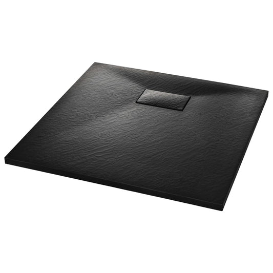 Shower Base Tray SMC Black 80x80 cm Shower Base Tray SMC Black 80x80 cm