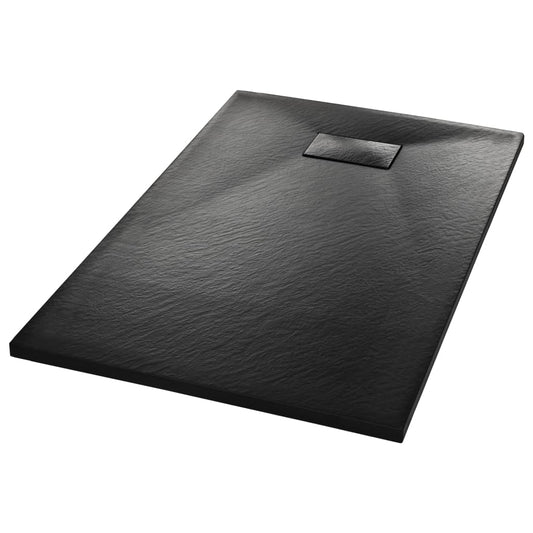 Shower Base Tray SMC Black 100x80 cm Shower Base Tray SMC Black 100x80 cm
